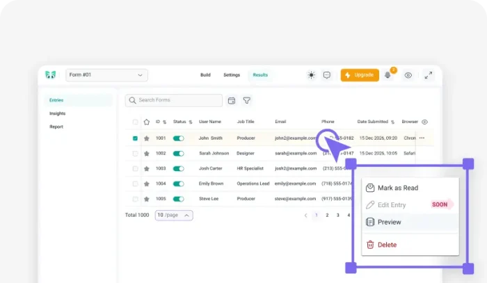 collect data with ivyforms form builder